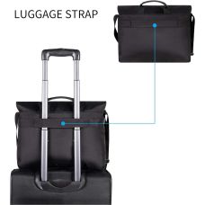 Сумка почтальонка  для ноутбука 15,6 дюймов Kroser Laptop Bag NTM2832NX Черная 