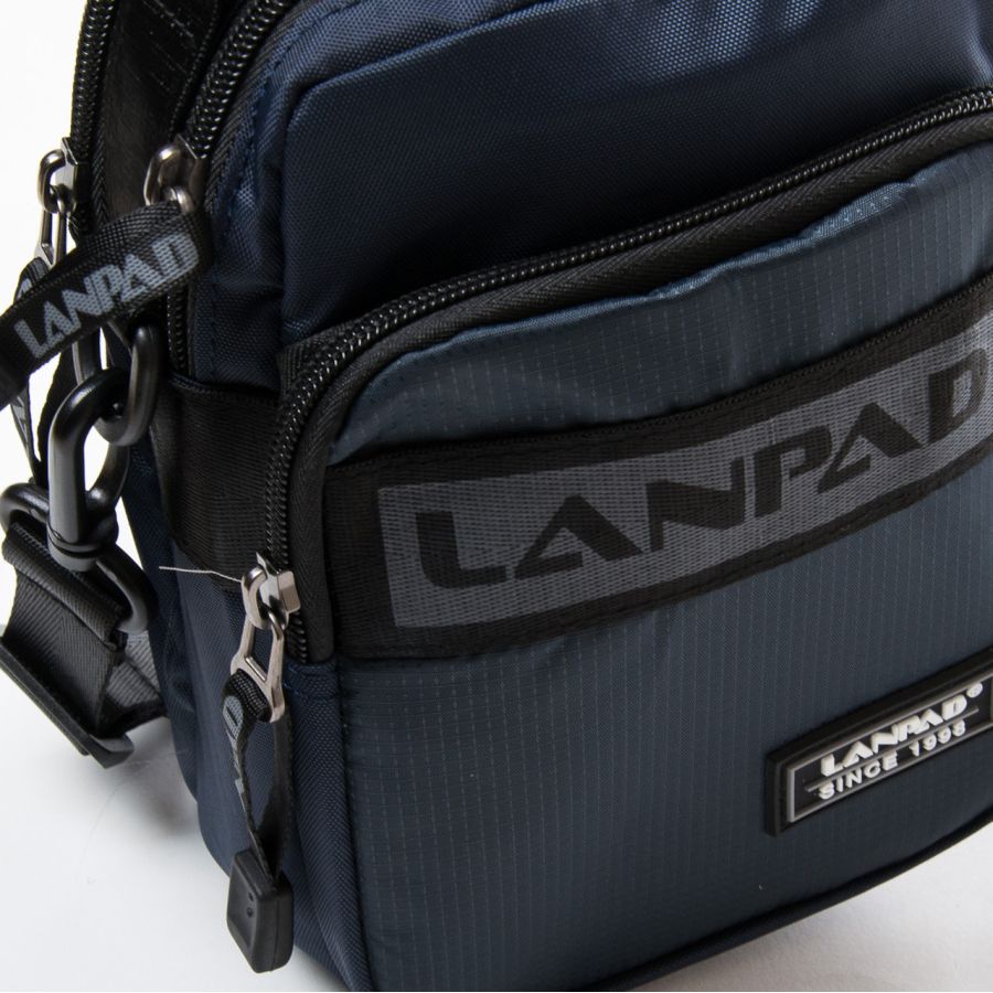 Мужская сумка планшет на плечо Lanpad LAN82005 Синяя