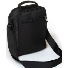 Мужская наплечная сумка планшетка Lanpad LAN82058 Черная