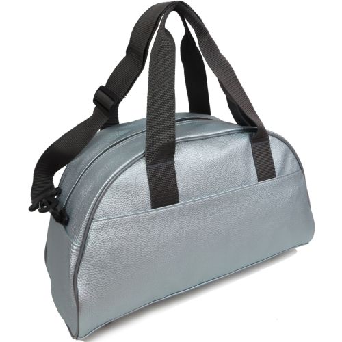 Спортивная сумка для фитнеса из кожзаменителя Wallaby 313 16л  Серебристый