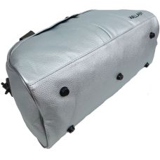 Спортивная сумка для фитнеса из кожзаменителя Wallaby 313 16л  Серебристый