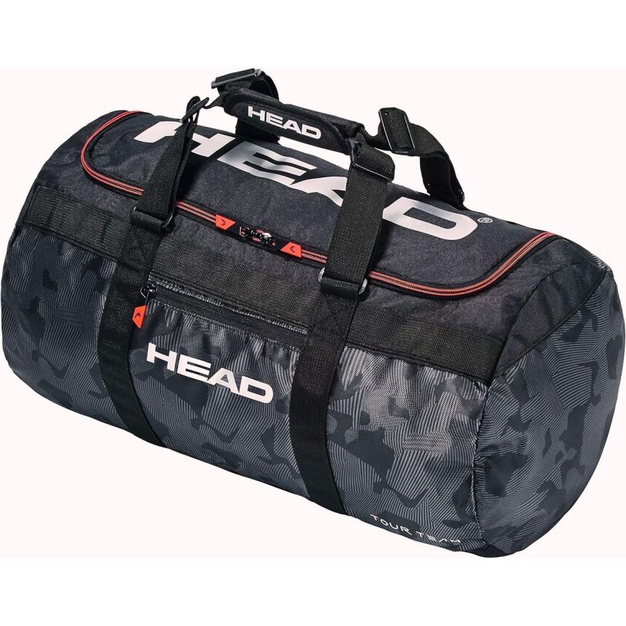 Спортивная сумка для тренировок Head Tour Team Club 37л Черный с серым