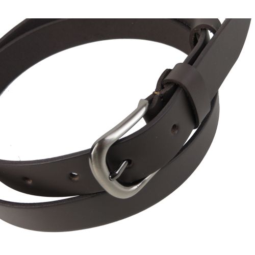 Женский кожаный ремень Skipper 1493-30 Темно-коричневый