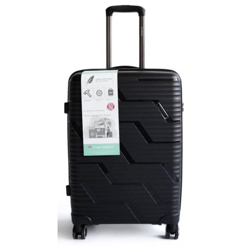 Чемодан Большой L пластиковый поликарбонат Horoso 85L S120228S Черный