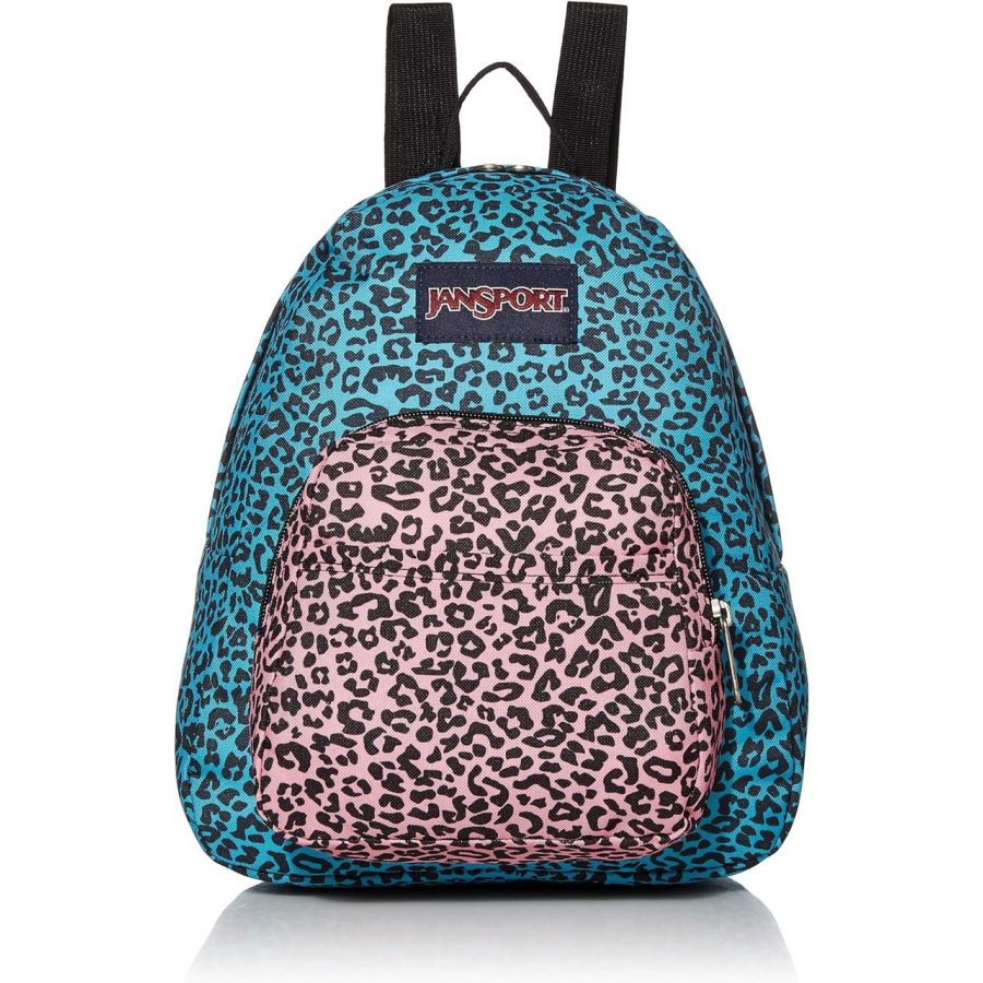 Маленький молодежный рюкзак Jansport Half Pint 10L Бирюзовый с розовым