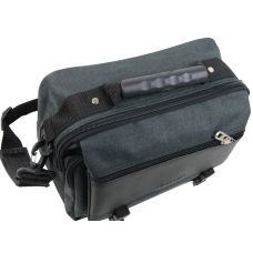 Большая тканевая мужская барсетка Wallaby 2425 Серая