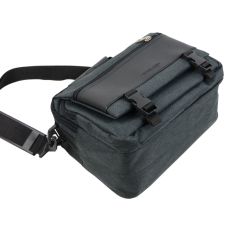 Большая тканевая мужская барсетка Wallaby 2425 Серая