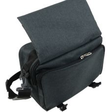 Большая тканевая мужская барсетка Wallaby 2425 Серая