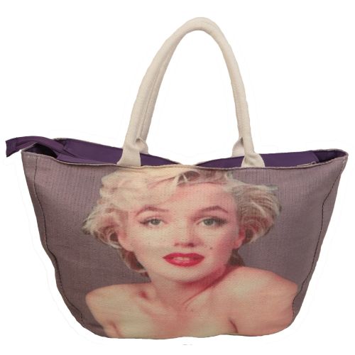 Пляжная женская сумка Podium PC 9139-1 Сиреневая