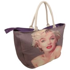 Пляжная женская сумка Podium PC 9139-1 Сиреневая