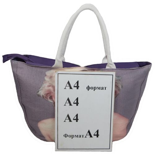 Пляжная женская сумка Podium PC 9139-1 Сиреневая