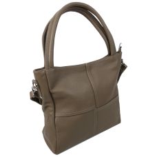 Cумка женская классическая кожаная Borsacomoda 853.035 Бежевая