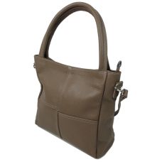 Cумка женская классическая кожаная Borsacomoda 853.035 Бежевая