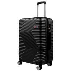 Чемодан Большой L ABS пластик на колесах GD Polo 60k001 115L Черный