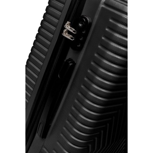 Чемодан Малый S ABS пластик на колесах GD Polo 60k001 45L Черный