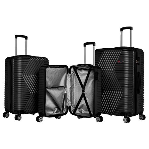 Чемодан Малый S ABS пластик на колесах GD Polo 60k001 45L Черный