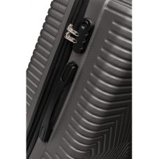  Чемодан Средний M ABS пластик на колесах GD Polo 60k001 70L Серый