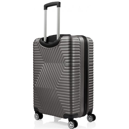 Чемодан Большой L ABS пластик на колесах GD Polo 60k001 115L Серый