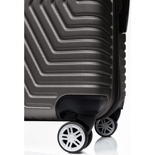 Чемодан Большой L ABS пластик на колесах GD Polo 60k001 115L Серый