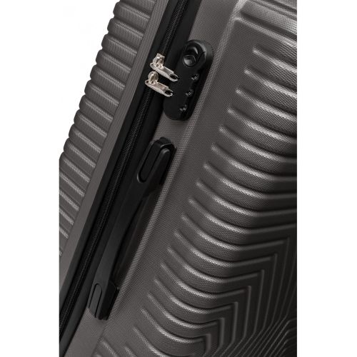 Чемодан Большой L ABS пластик на колесах GD Polo 60k001 115L Серый