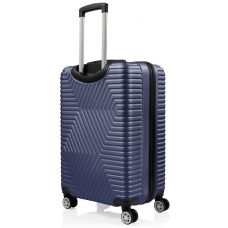  Чемодан Большой L ABS пластик на колесах GD Polo 60k001 115L Синий