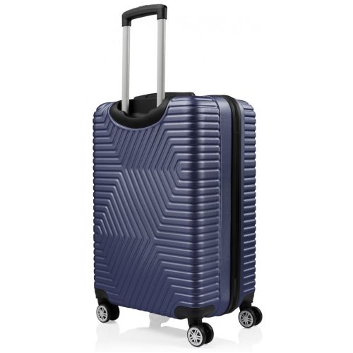 Чемодан Большой L ABS пластик на колесах GD Polo 60k001 115L Синий