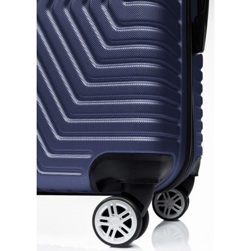 Чемодан Большой L ABS пластик на колесах GD Polo 60k001 115L Синий