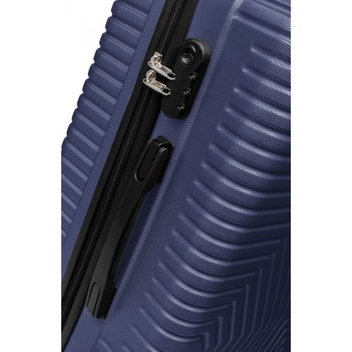 Чемодан Средний М ABS пластик на колесах GD Polo 60k001 70 L Синий