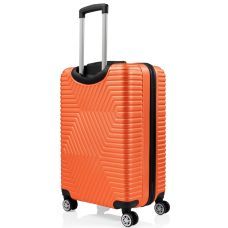  Чемодан Малый S ABS пластик на колесах GD Polo 60k001 45L Оранжевый