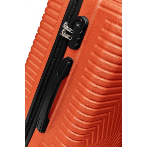 Чемодан Средний М ABS пластик на колесах GD Polo 60k001 70 L Оранжевый