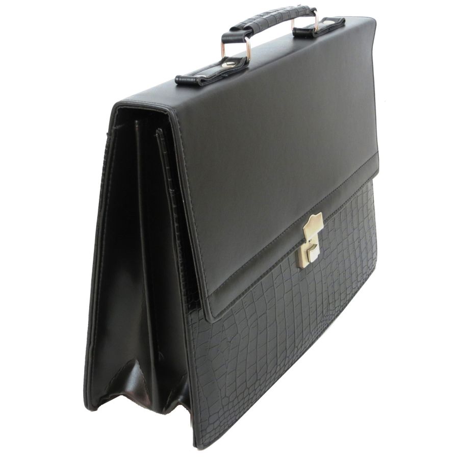 Портфель деловой из искусственной кожи Portfolio S1645425 Черный