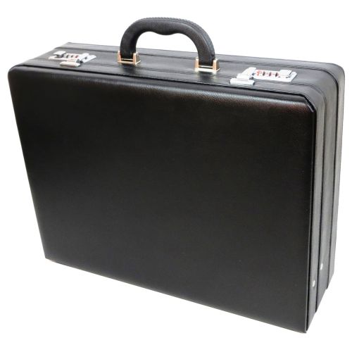 Кейс дипломат большой из эко кожи Portfolio S1645426 Черный