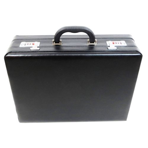 Кейс дипломат большой из эко кожи Portfolio S1645426 Черный