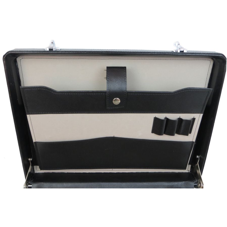 Кейс дипломат большой из эко кожи Portfolio S1645426 Черный