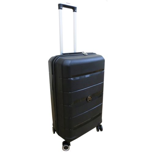 Чемодан Средний М из полипропилена на колесах My Polo70c05 60L Черный