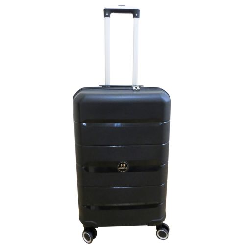 Чемодан Средний М из полипропилена на колесах My Polo70c05 60L Черный