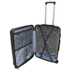  Чемодан Средний М из полипропилена на колесах My Polo70c05 60L Черный