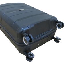  Чемодан Средний М из полипропилена на колесах My Polo70c05 60L Черный