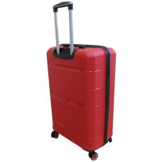  Чемодан Большой L пластиковый из полипропилена на колесах My Polo70c05 93L Красный