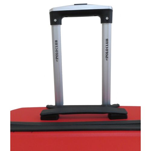 Чемодан Большой L пластиковый из полипропилена на колесах My Polo70c05 93L Красный