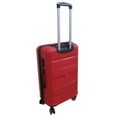  Чемодан Средний М из полипропилена на колесах My Polo70c05 60L Красный