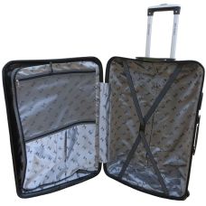  Чемодан Большой L пластиковый из полипропилена на колесах My Polo70c05 93L Желтый