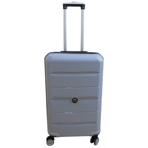 Чемодан Средний М из полипропилена на колесах My Polo70c05 60L Серый