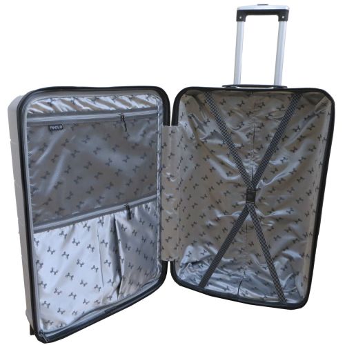 Чемодан Средний М из полипропилена на колесах My Polo70c05 60L Серый