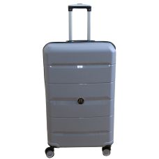  Чемодан Боьшой L пластиковый из полипропилена на колесах My Polo70c05 93L Серый
