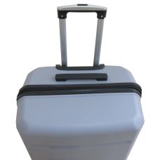  Чемодан Боьшой L пластиковый из полипропилена на колесах My Polo70c05 93L Серый