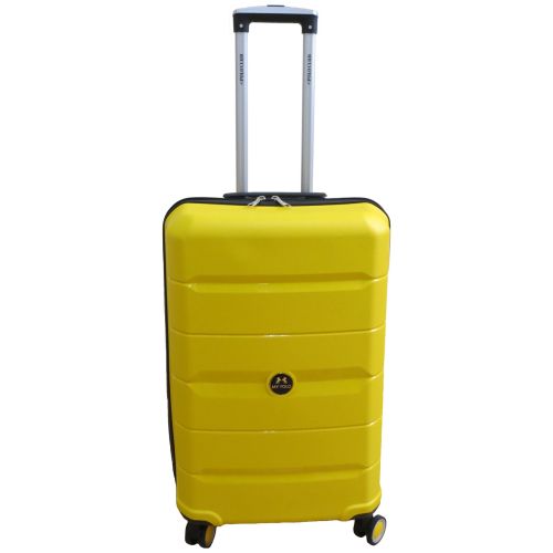 Чемодан Средний М из полипропилена на колесах My Polo70c05 60L  Желтый
