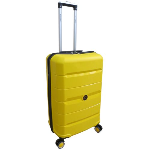Чемодан Средний М из полипропилена на колесах My Polo70c05 60L  Желтый