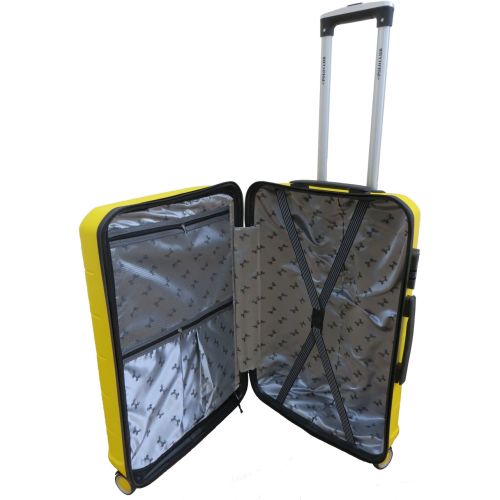 Чемодан Средний М из полипропилена на колесах My Polo70c05 60L  Желтый