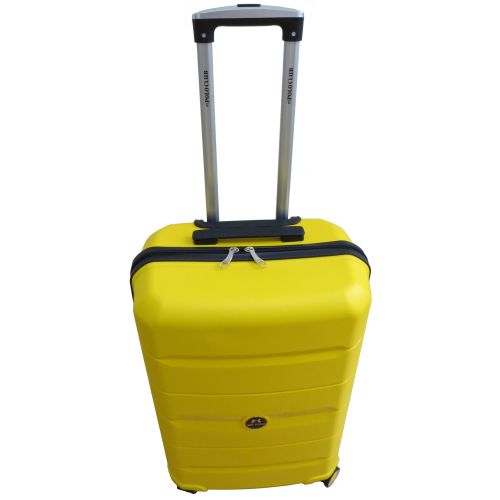 Чемодан Средний М из полипропилена на колесах My Polo70c05 60L  Желтый